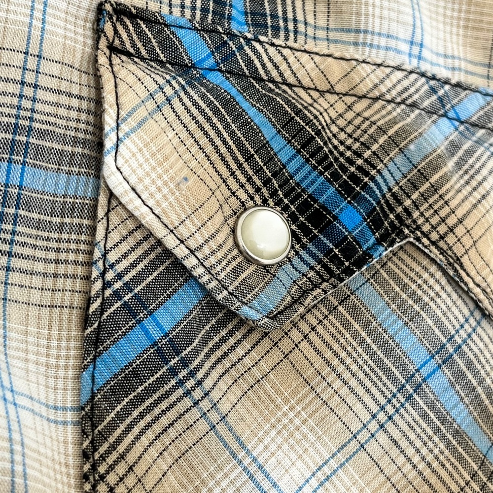 Vintage Wrangler Mens Size XL Snap Shirts Multicolor Western‎ Fashion Plaid - Picture 4 of 7